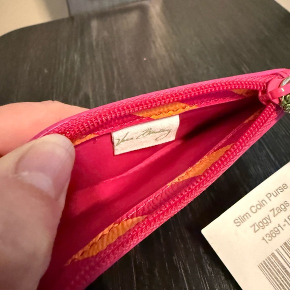 Vera Bradley Slim Coin Purse Ziggy Zags NWT - Picture 3 of 4